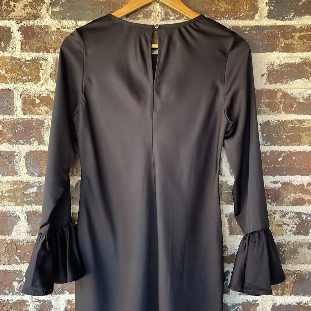 J. Crew Winter garden dress Black Size 4